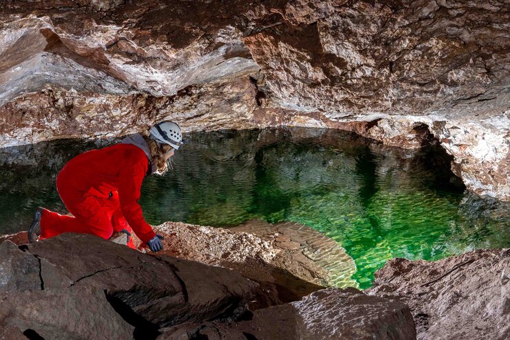 Marthahöhle, Syphon zum Gitterverschluss